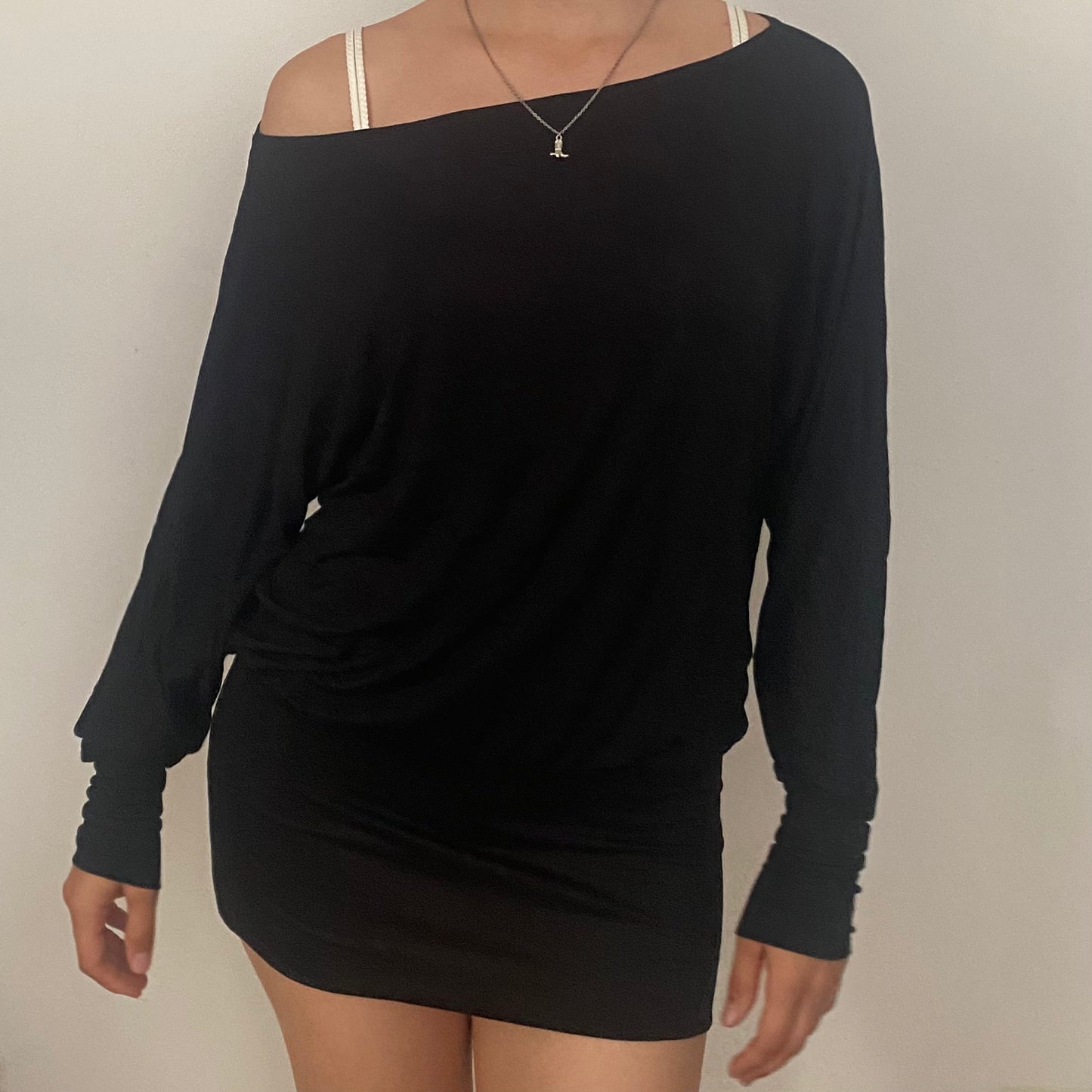 CTRL BLU BLACK MINI DRESS