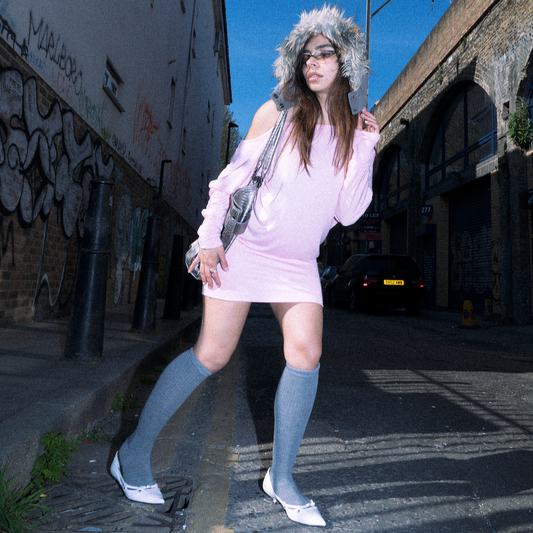 CTRL BLU BUBBLEGUM MINI DRESS
