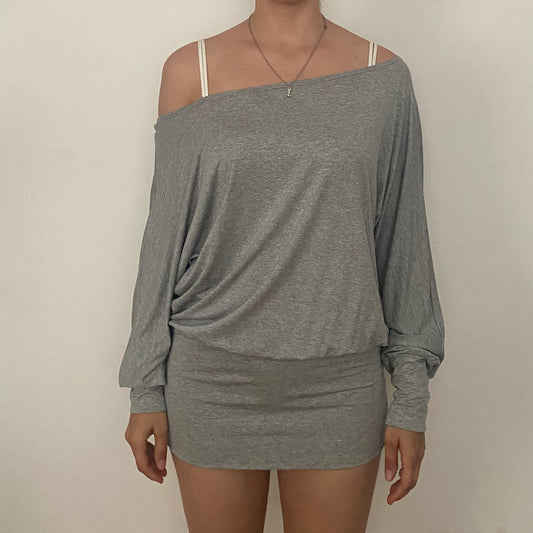 CTRL BLU GREY MINI DRESS